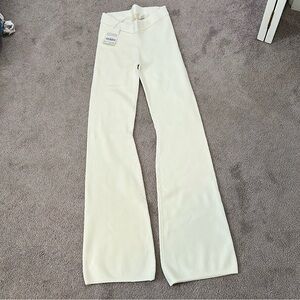 Set Monday Simwear Cream Ribbed Pants & Top